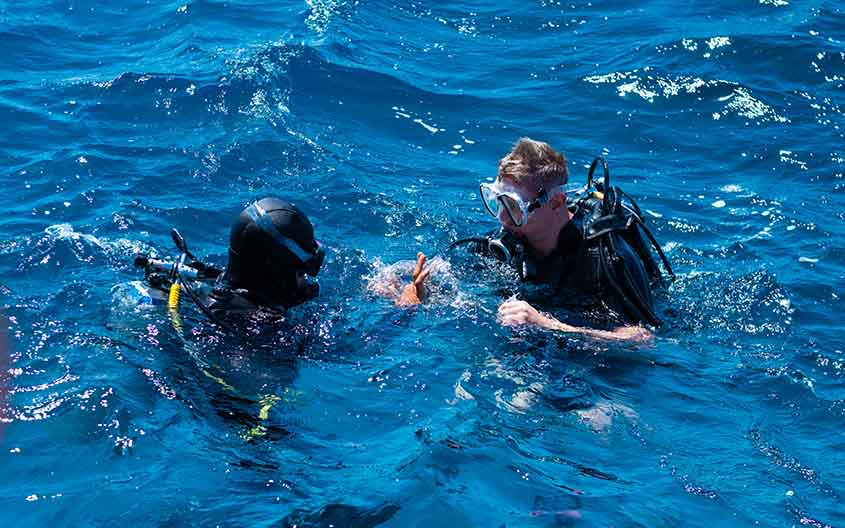PADI Rescue course1